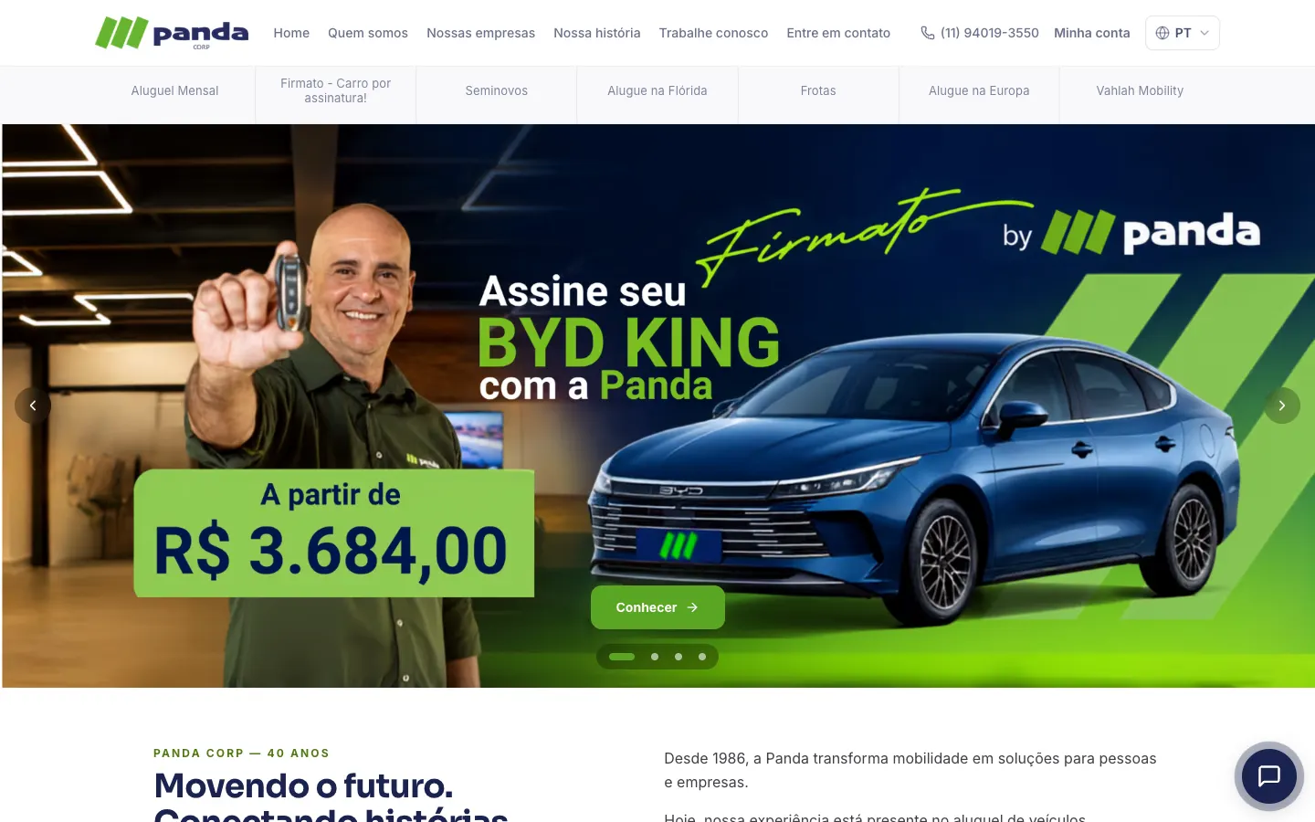 Tela 2 de Panda Corp
