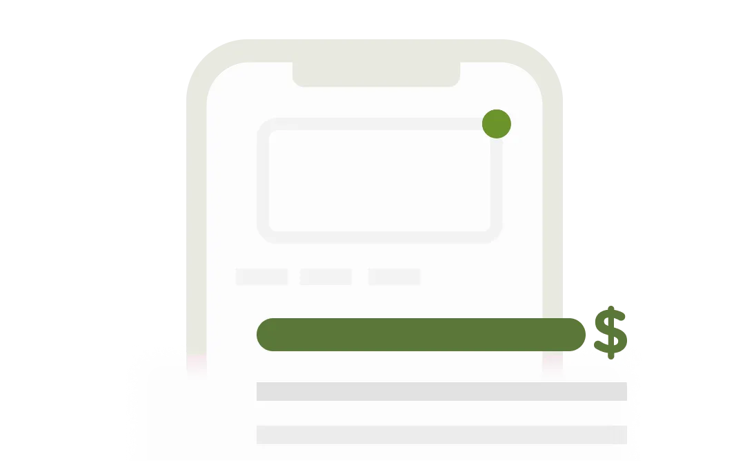 Ilustração do app Perplan, tela 2